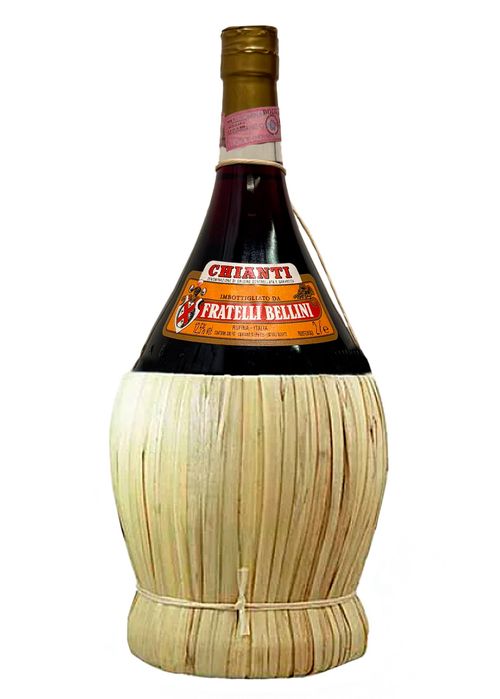 Vinho Chianti Fratelli Bellini Palha Toscana DOCG 2023 Tinto Itália 2000ml