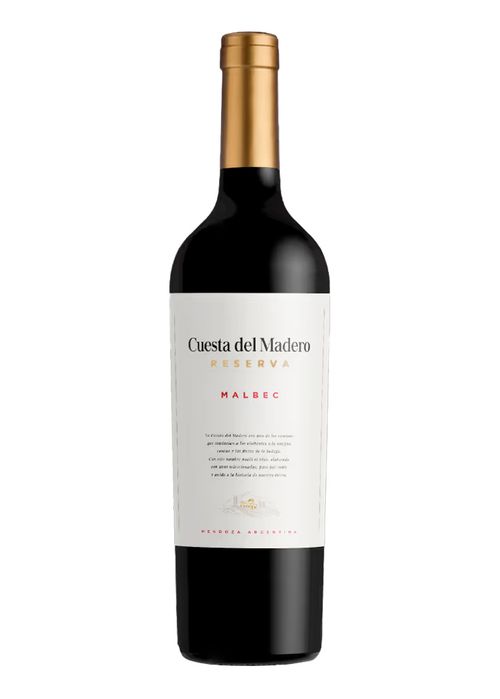 Vinho Cuesta del Madero Reserva Malbec 2021 Tinto Argentina 750ml