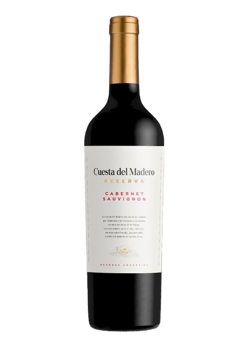 Vinho Cuesta del Madero Reserva Cabernet Sauvignon 2022 Tinto Argentina 750ml
