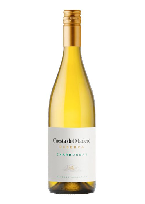 Vinho Cuesta del Madero Reserva Chardonnay 2023 Branco Argentina 750ml