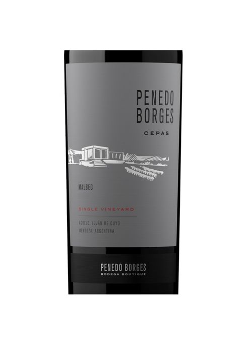 Vinho Penedo Borges Cepas Malbec 2024 Tinto Argentina 750ml