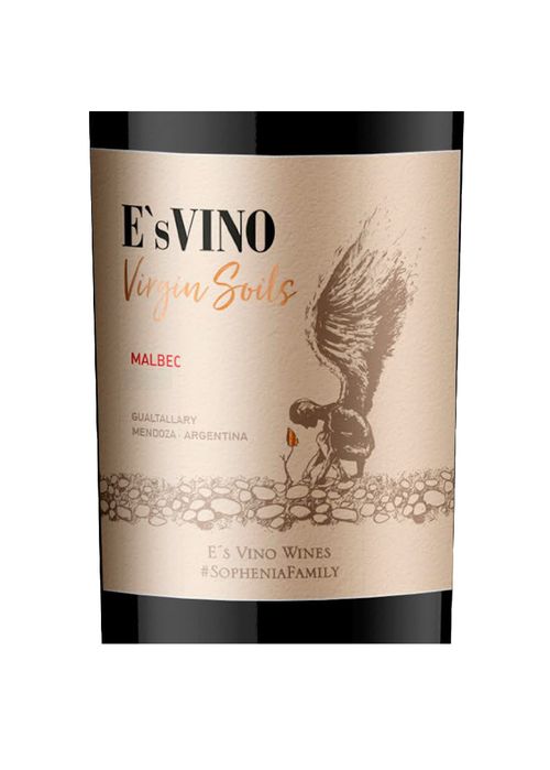 Vinho Sophenia E's Vino Virgin Soils Malbec 2020 Tinto Argentina 750ml
