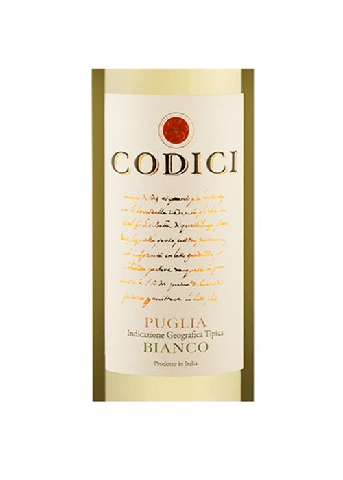Vinho Codici Puglia Bianco Branco Itália 750ml