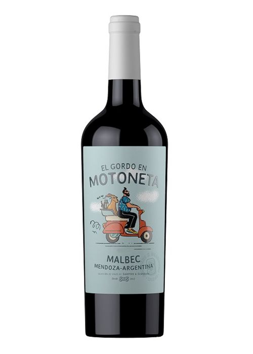 Vinho El Gordo en Motoneta Malbec 2024 Tinto Argentina 750ml