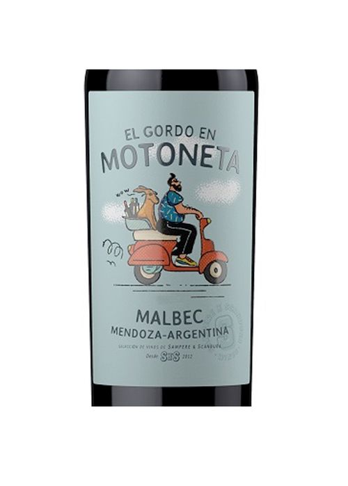 Vinho El Gordo en Motoneta Malbec 2024 Tinto Argentina 750ml