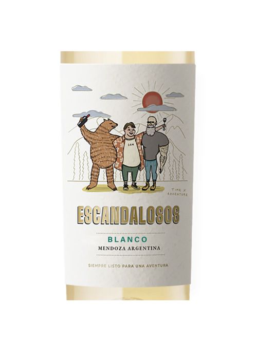 Vinho El Gordo en Motoneta Escandalosos Blend 2025 Branco Argentina 750ml
