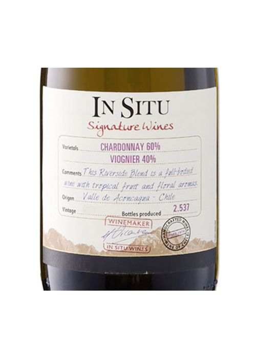 Vinho In Situ Signature Chardonnay Viognier 2022 Branco Chile 750ml