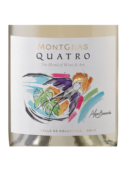 Vinho Montgras Quatro 2023 Branco Chile 750ml