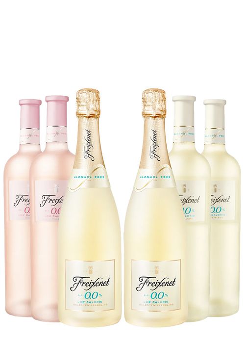 Kit Freixenet Sem Álcool (2 Espumante + 2 Branco + 2 Rosé)