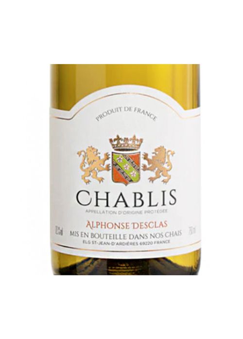 Vinho Alphonse Desclas Chablis 2024 Branco França 750ml