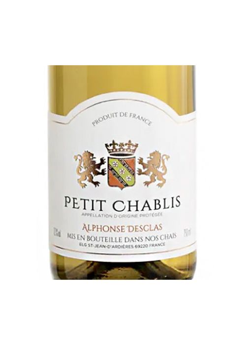 Vinho Alphonse Desclas Petit Chablis 2024 Branco França 750ml