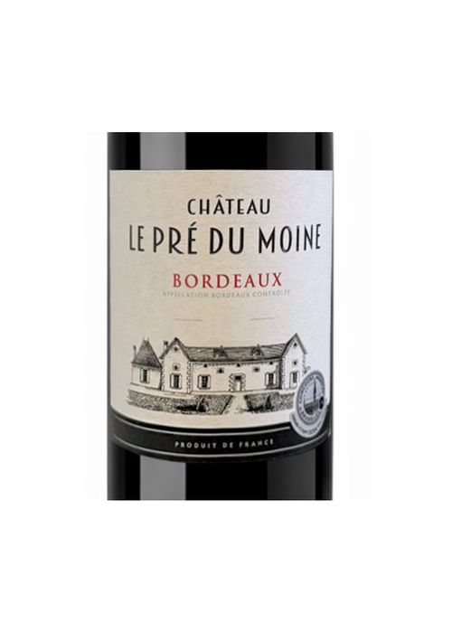 Vinho Château Le Pré du Moine Bordeaux 2022 Tinto França 750ml