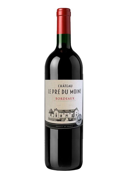 Vinho Château Le Pré du Moine Bordeaux 2022 Tinto França 750ml