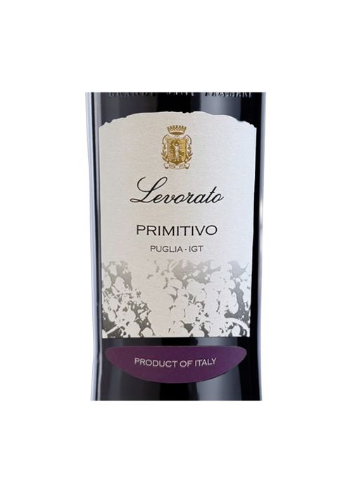 Vinho Primitivo Levorato Puglia I.G.T 2023 Tinto Itália 750ml