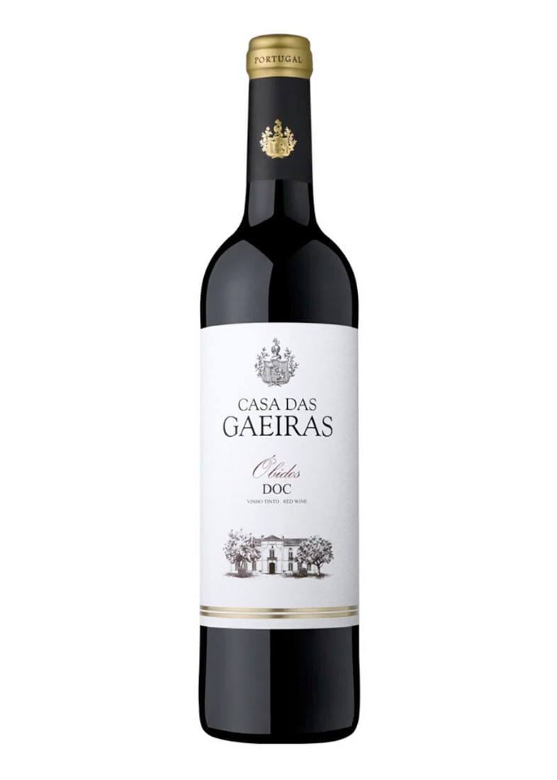 Vinho Casa das Gaeiras DOC Óbidos 2021 Tinto Portugal 750ml