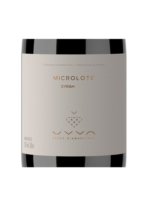 Vinho Uvva Microlote Syrah Chapada Diamantina 2022 Tinto Brasil 750ml