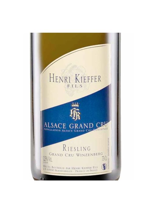 Vinho Henri Kieffer Riesling Grand Cru Winzenberg Alsace 2022 Branco França 750ml