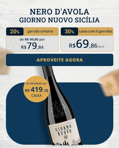 Nero D'Avola Giorno Nuovo Sicília DOC 2020 Tinto Itália 750ml